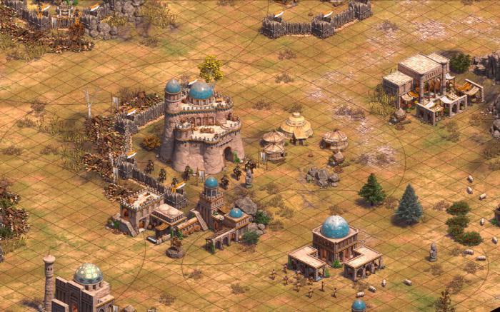 帝国时代2怎么建城镇中心3