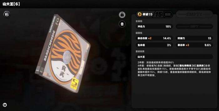 绝区零驱动盘山大王谁能用1