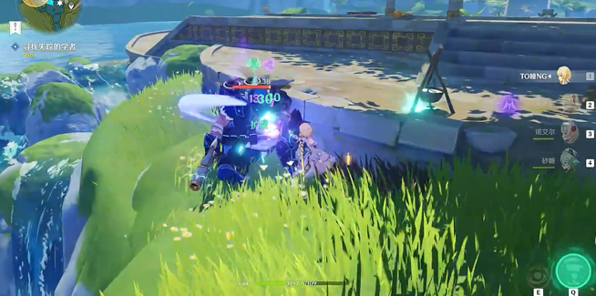 原神冰山的先遣队3人怎么打3