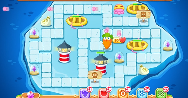 保卫萝卜2第118关怎么过3