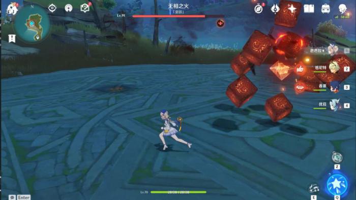 原神无相之火怎么打1
