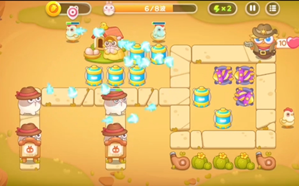 保卫萝卜4波仔很忙第10关怎么玩2