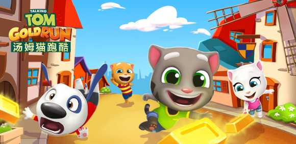 汤姆猫跑酷基本玩法1