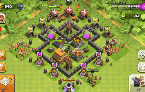 部落冲突4本最强布阵是什么1