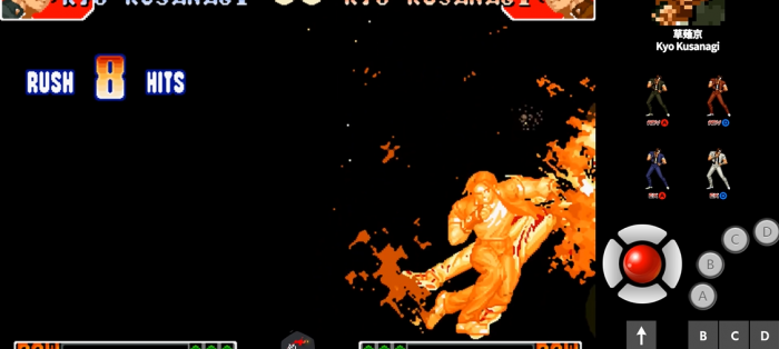 拳皇97火神怎么连招3