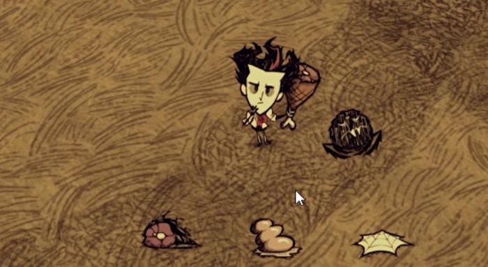 饥荒联机版如何刷取蛛网1