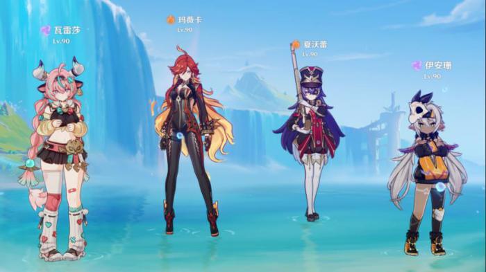 原神瓦蕾莎全四星怎么配队2