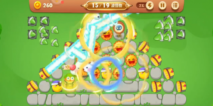 保卫萝卜3公园第19关怎么过2