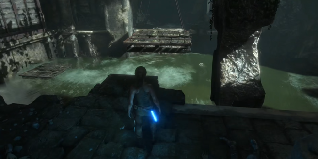 古墓丽影横梁怎么抓1