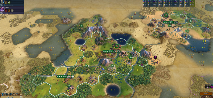 为什么文明6都玩千湖1