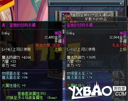 DNF新野猪套和悲鸣套升级效果及数据的详细对比分析12