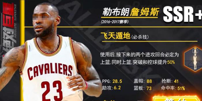 美职篮绝对巨星詹姆斯1