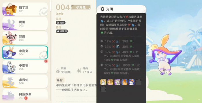 崩坏因缘精灵小海兔怎么样2