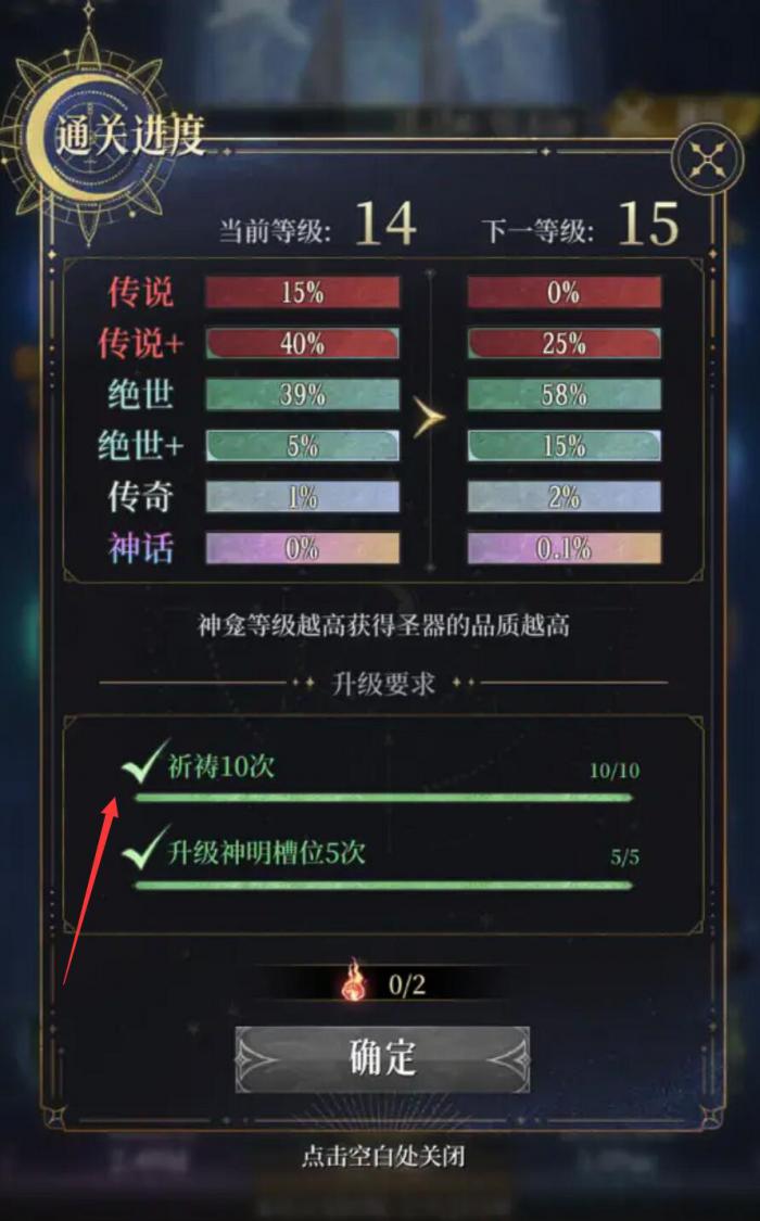 不朽箴言神龛怎么祈祷3