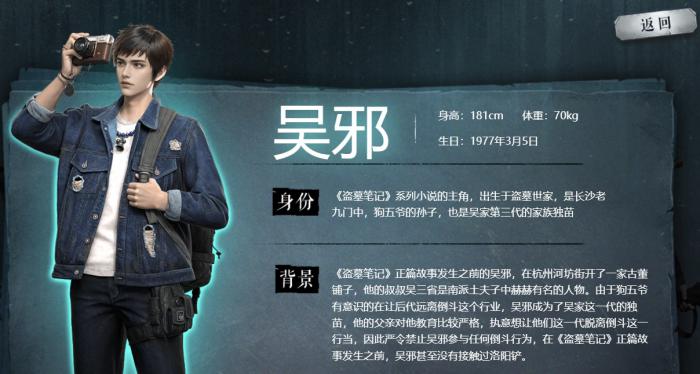 盗墓笔记启程主角介绍1