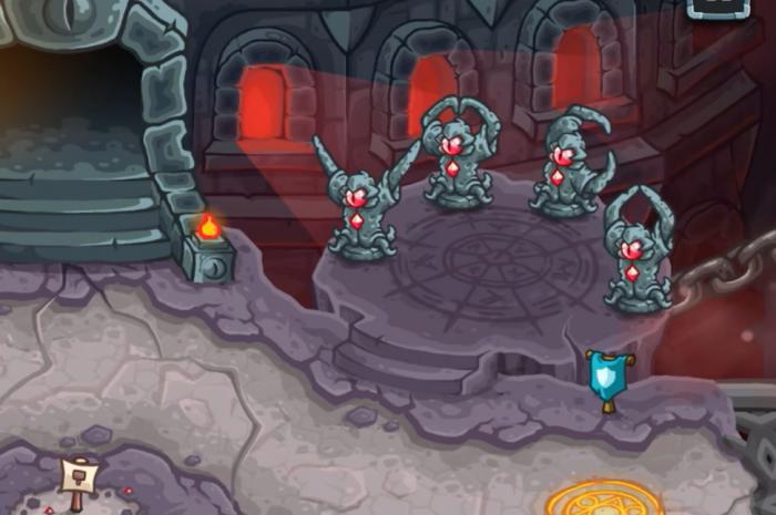 王国保卫战5神庙庭院雕像怎么过1