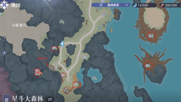 斗罗大陆猎魂世界星斗大森林宝箱在哪1