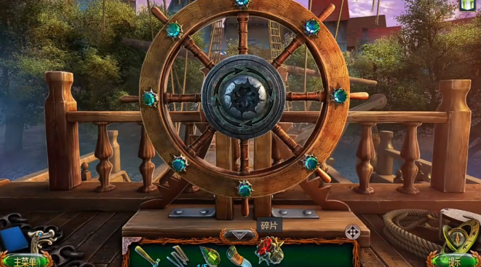 密室逃脱18船舵旋转晶体怎么过1