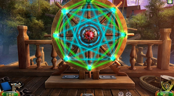 密室逃脱18船舵旋转晶体怎么过3