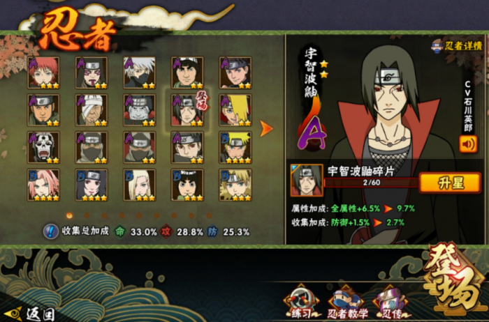 火影忍者90级一整套装备可以获得多少战力3