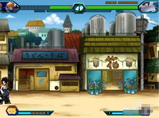 死神vs火影怎么控制人物后退2