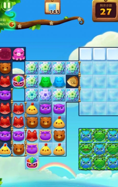 请问如何解开开心消消乐精英144关的谜题3