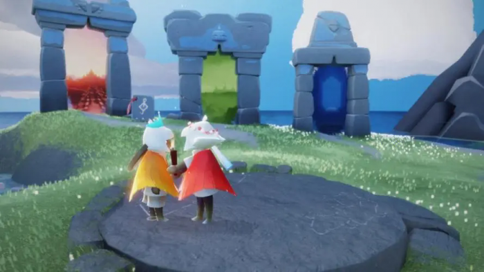 怎样才能在光遇中顺利完成抛上去的动作2