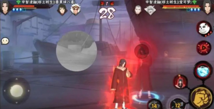 火影忍者手游中的角色是否可以合作使用技能1