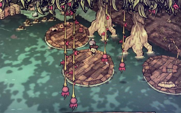 饥荒海洋水中木能掉落什么3