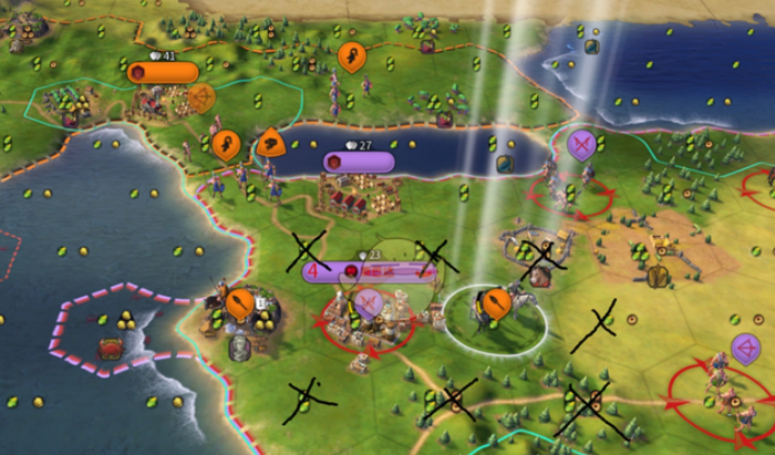 文明6攻城和守城怎么玩_文明6攻城太难了