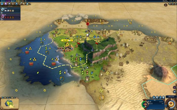 文明6随机地图是什么意思2