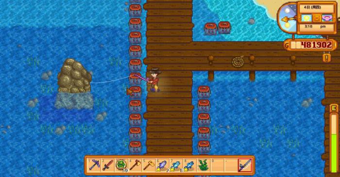 星露谷物语哪里钓鱼升级最快1