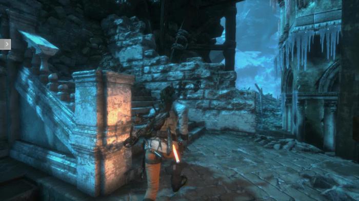 古墓丽影怎么抬起水闸门2