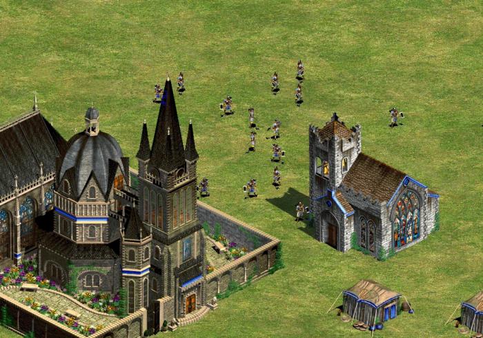 帝国时代2怎么升级城墙兵种2