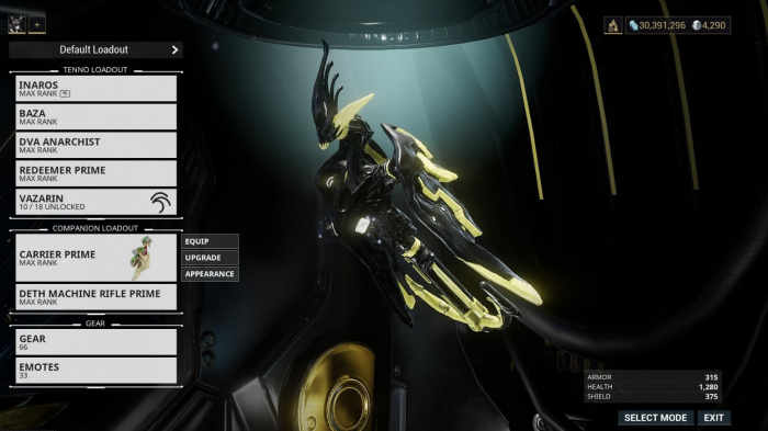 星际战甲怪物详细信息怎么看1