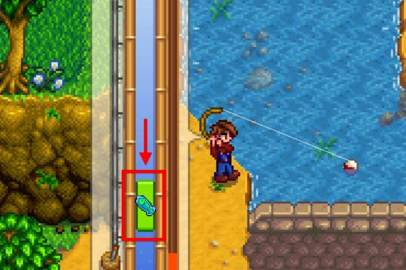 星露谷物语怎么装备鱼竿1