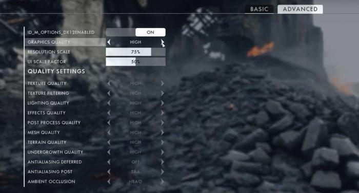 战地1通用设置是什么1