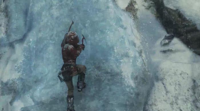 古墓丽影崛起雪山第二关怎么过1