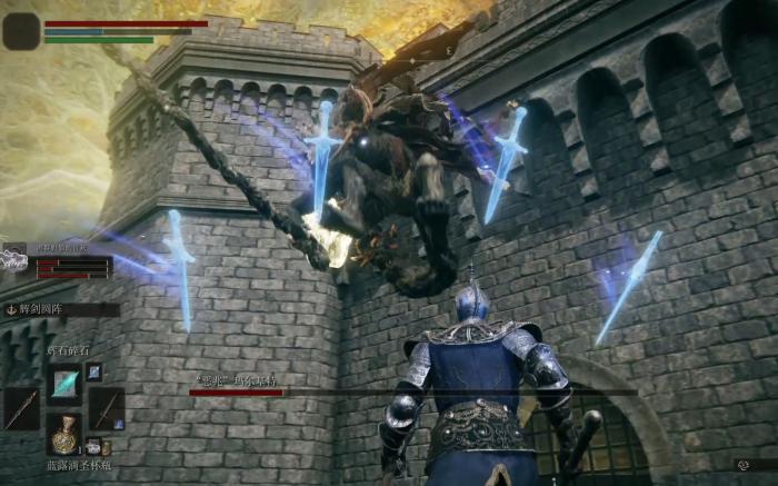 艾尔登法环魔法骑士怎么打1