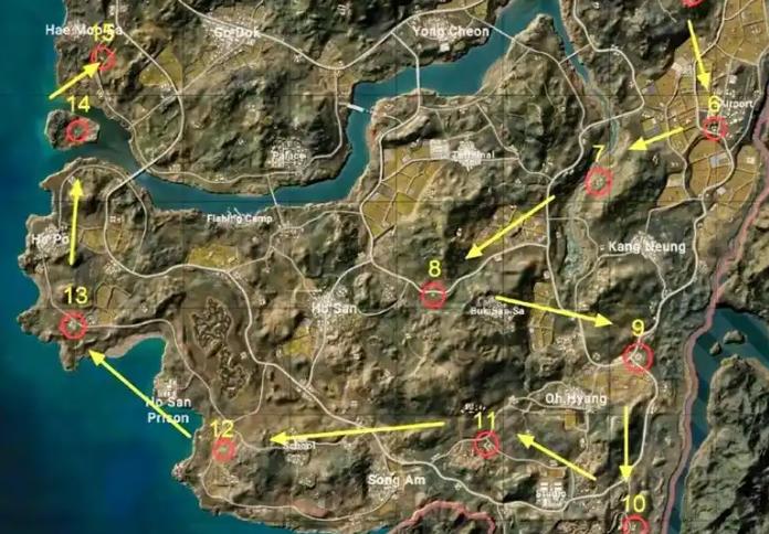 绝地求生哪些地方比较肥_绝地求生全军出击