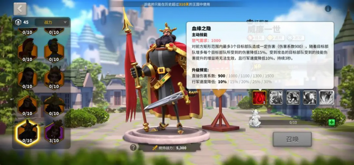 万国觉醒威廉一世值得培养吗2