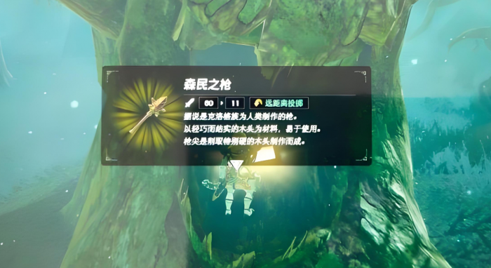 王国之泪森民之枪怎么使用1