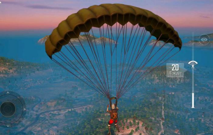 和平精英跳伞怎么快速落地1