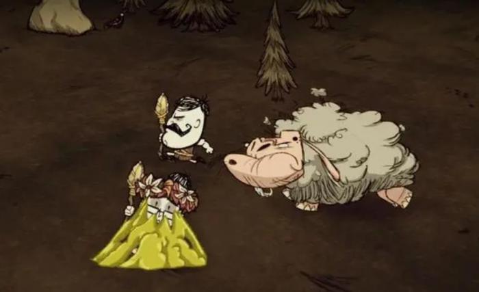 饥荒当中的钢羊该怎么打3