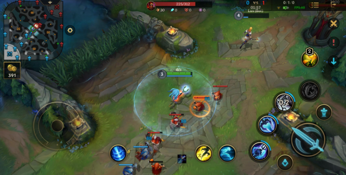 英雄联盟手游如何准确补兵1