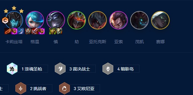 云顶之弈4暗影双c阵容怎么玩3