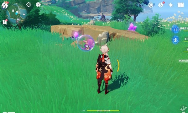 原神白狐之野海边雷神瞳怎么拿1