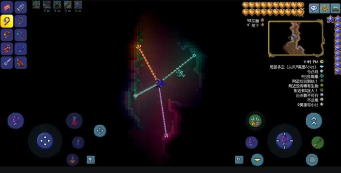 泰拉瑞亚使用钩爪有什么技巧2