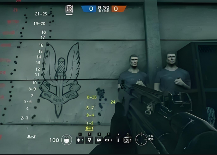 彩虹六号怎么练习压枪2