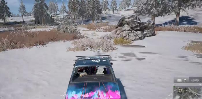 绝地求生雪地哪里有防空洞的位置1